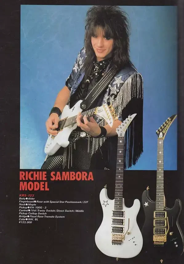 Kramer Richie Sambora model from the 1989 catalog
