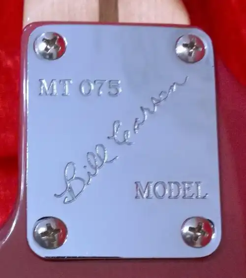 Neck Pate of the Bill Carson model distributed by Fender
