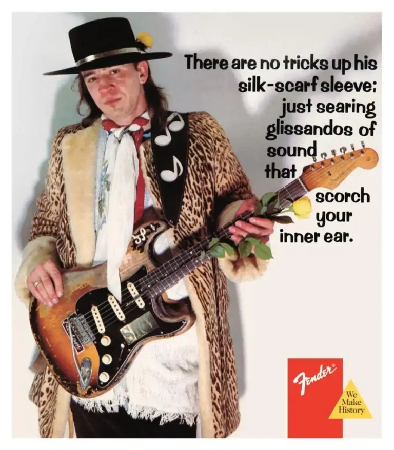SRV Fender ad