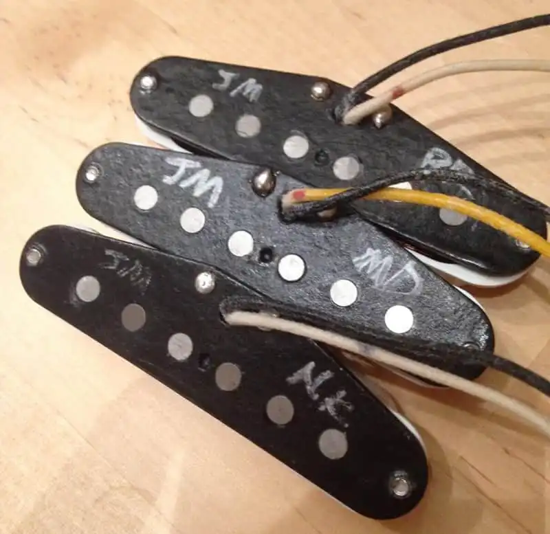 Bottom view of Big Dipper pickups