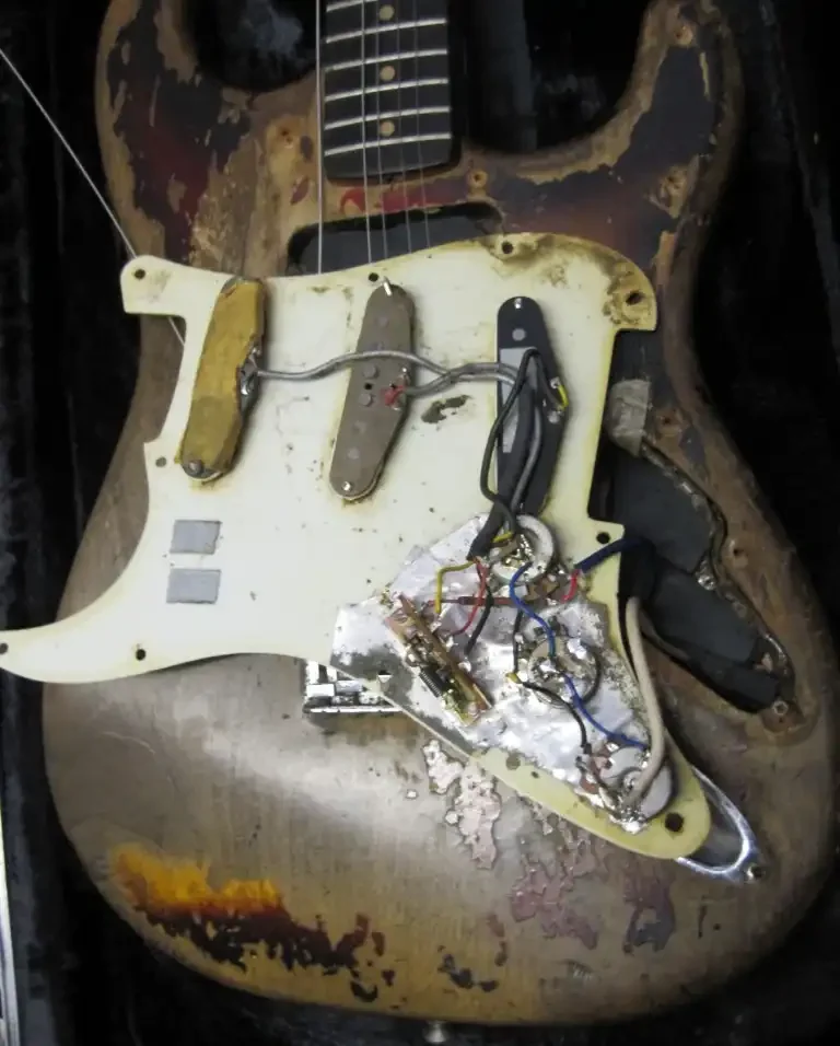 The pickups and electronics of Rory Gallagher’s Stratocaster