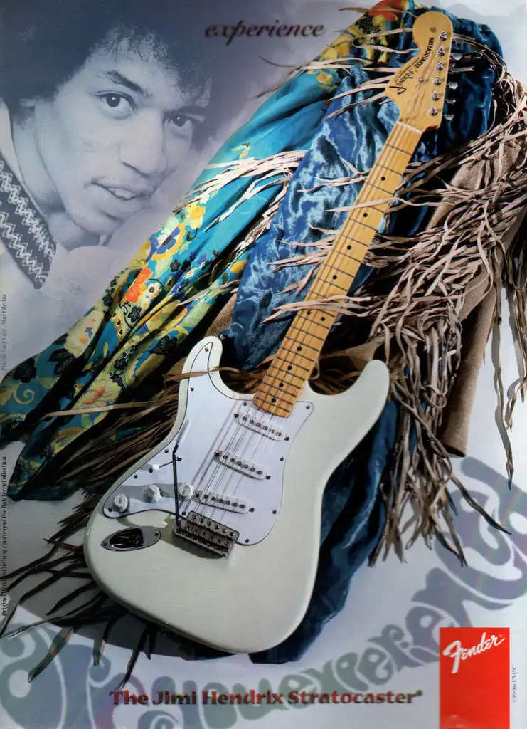 The Jimi Hendrix Stratocaster featured in the April 1997 issue of Guitar World